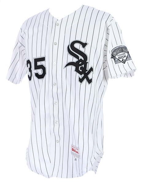 1993-94 Frank Thomas Chicago White Sox Signed Home Jersey (MEARS LOA & PSA/DNA)