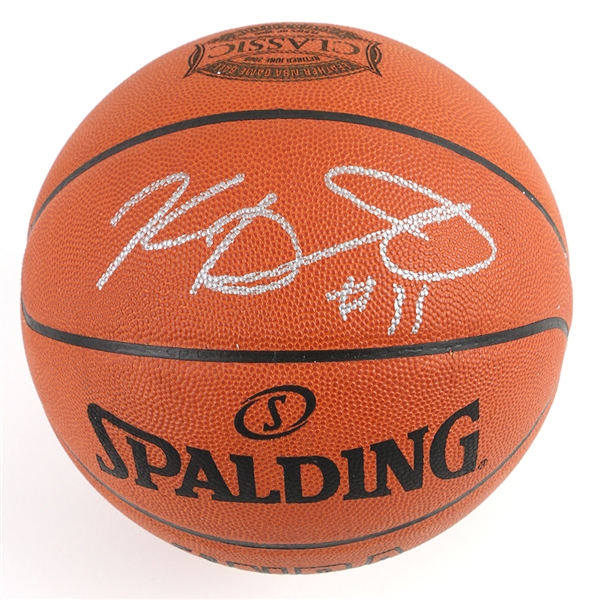 2007 Kevin Durant Texas Longhorns Signed ONBA Stern Basketball (JSA/Longhorns LOA)