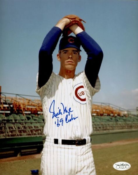 1966-69 Chicago Cubs Rich Nye Autographed 8x10 Color Photo (JSA)