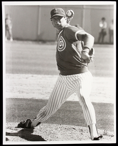 1988 Goose Gossage Chicago Cubs 8"x 10" B&W Photo (Sporting News Collection)