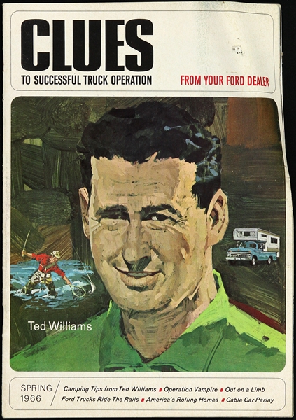 1966 Ted Williams Clues Magazine 