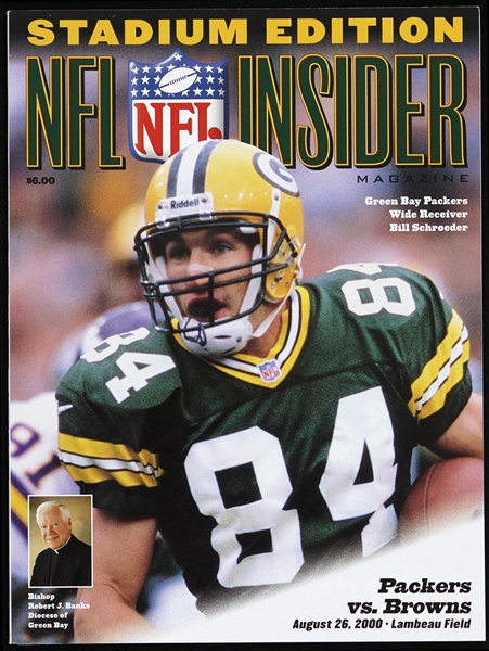 2000 Bill Schroeder Green Bay Packers vs Browns NFL Insider 