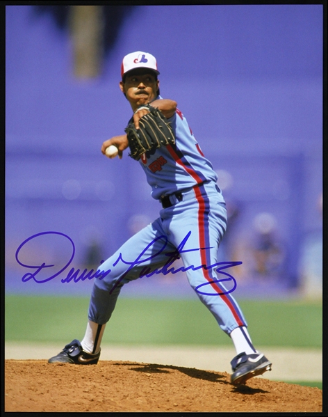 1986-1993 Dennis Martinez Montreal Expos Signed 11"x 14" Photo (JSA)