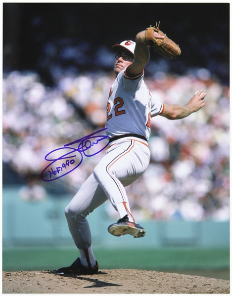 1965-1984 Jim Palmer Baltimore Orioles Signed 11"x 14" Photo (JSA)