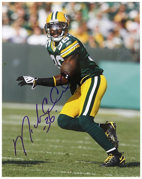 2005-2011 Nick Collins Green Bay Packers Signed 11"x 14" Photo (JSA)