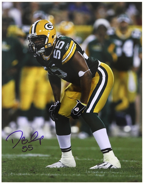 2007-2012 Desmond Bishop Green Bay Packers Signed 11"x 14" Photo (JSA)