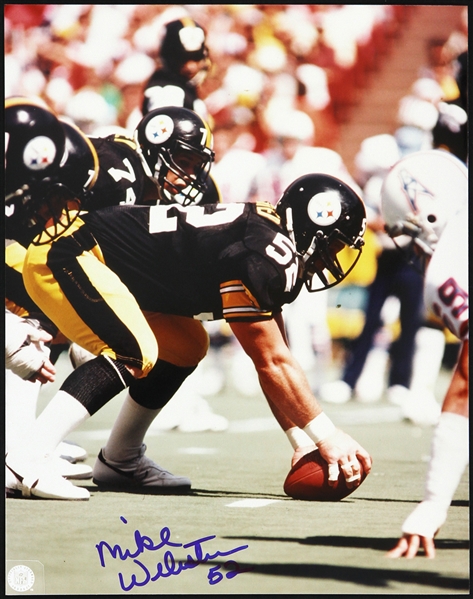 1990s Mike Webster Pittsburgh Steelers Signed 8" x 10" Photo (JSA)