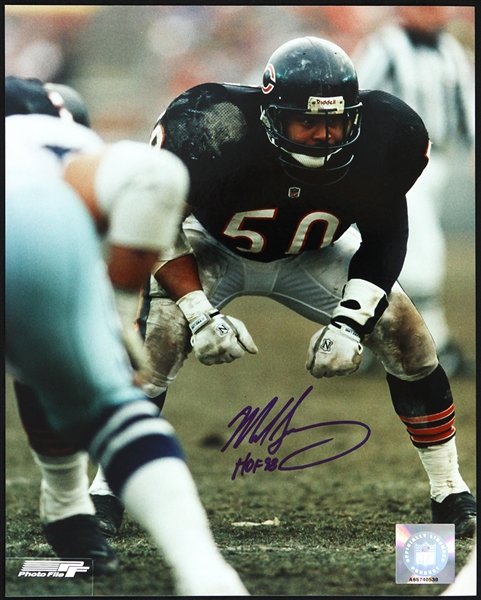 2000s Mike Singletary Chicago Bears Signed 8" x 10" Photo (JSA)