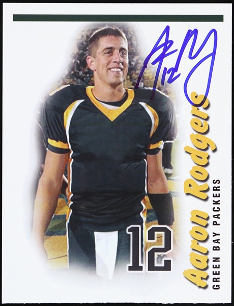 2005 Aaron Rodgers Green Bay Packers Signed 5.5" x 7" Photo (JSA)