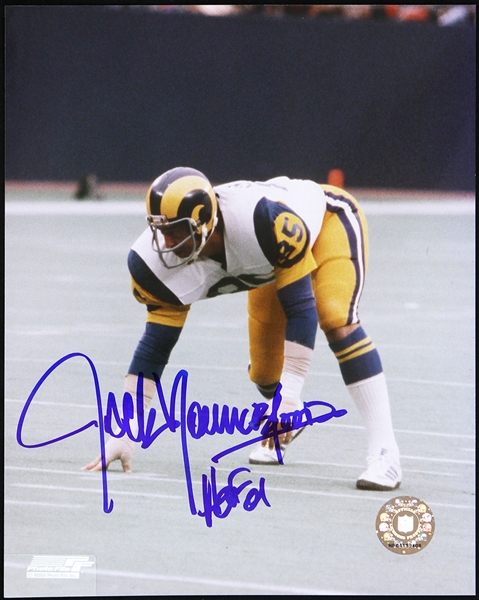 2000s Jack Youngblood Los Angeles Rams Signed 8" x 10" Photo (JSA)