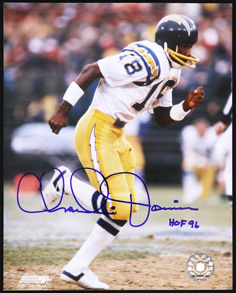 2000s Charlie Joiner San Diego Chargers Signed 8" x 10" Photo (JSA)