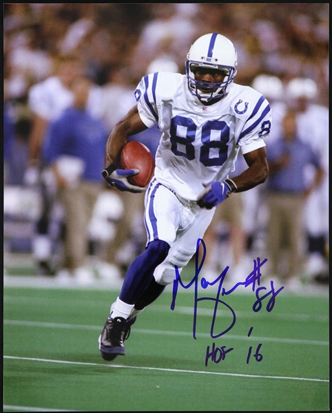 2016 Marvin Harrison Indianapolis Colts Signed 8" x 10" Photo (JSA)