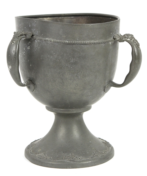 1904 City League Baseball Championship Trophy Cup Won by Dorchester High School