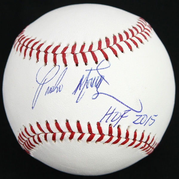 2015 Pedro Martinez Autographed OMLB Baseball (JSA) (MEARS LOA)