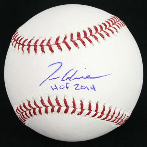 2014-2015 Tom Glavine Autographed OMLB Baseball (JSA) (MEARS LOA)