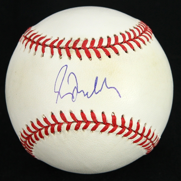 1995 Greg Maddux Atlanta Braves Autographed Official World Series Baseball (JSA) (MEARS LOA)