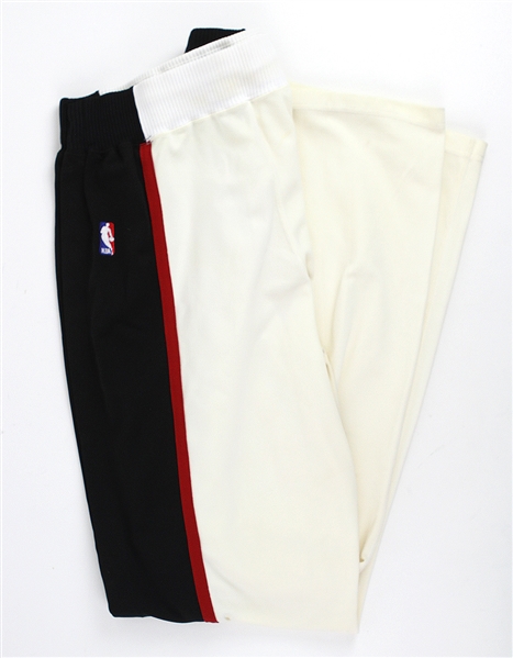 1988-89 Michael Jordan (attributed) Chicago Bulls Warmup Pants (MEARS LOA)