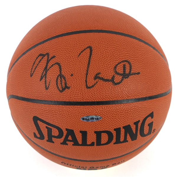 2000s Kevin Garnett Minnesota Timberwolves Signed ONBA Stern Basketball (JSA/UDA)