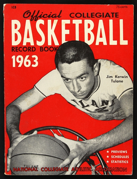 1963 Official Collegiate Basketball Record Book 