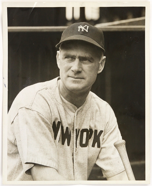 1943 Earle Combs New York Yankees Original 8"x 10" Photo 