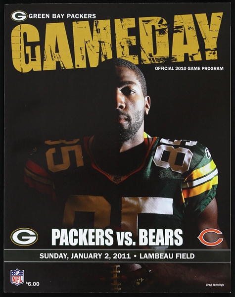 2011 Green Bay Packers vs Chicago Bears Game Day Program 