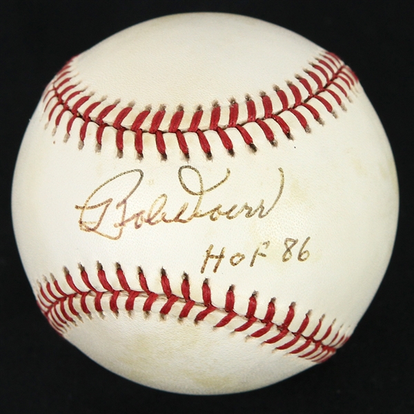 1995-99 Bobby Doerr Boston Red Sox Signed OAL Budig Baseball (PSA/DNA)