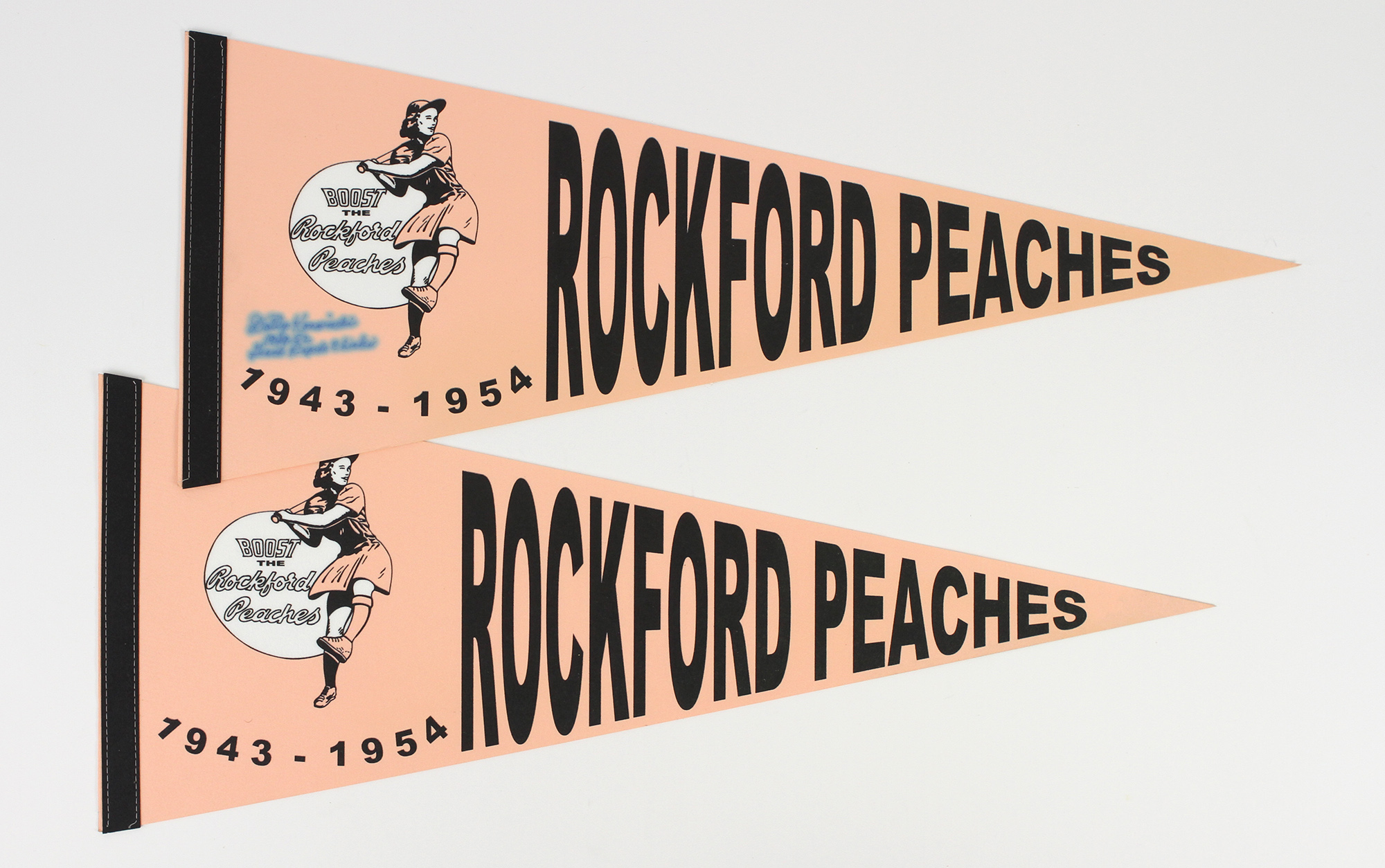 Lot Detail 1990 S Rockford Peaches Memorabilia Collection Lot Of 3