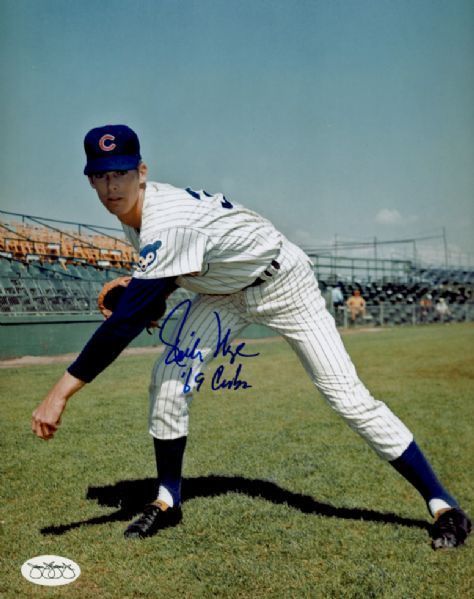 1966-69 Chicago Cubs Rich Nye Autographed 8x10 Color Photo (JSA)