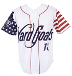 2018 Scott Griggs Hartford Yard Goats Game Worn 4th Of July Jersey (MEARS LOA)