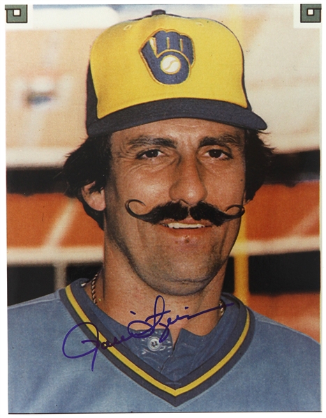 1990s Rollie Fingers Milwaukee Brewers Signed 8" x 10" Photo (JSA)