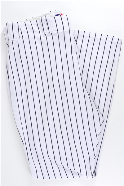 2007 Chris Britton Brian Bruney New York Yankees Game Worn Home Uniform Pants (MEARS LOA)