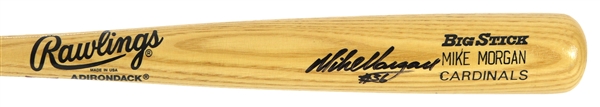 1995 Mike Morgan St. Louis Cardinals Signed Rawlings Adirondack Professional Model Bat (MEARS LOA/JSA)