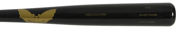 2003 Mark Prior Chicago Cubs SamBat Professional Model Game Used Bat (MEARS LOA)
