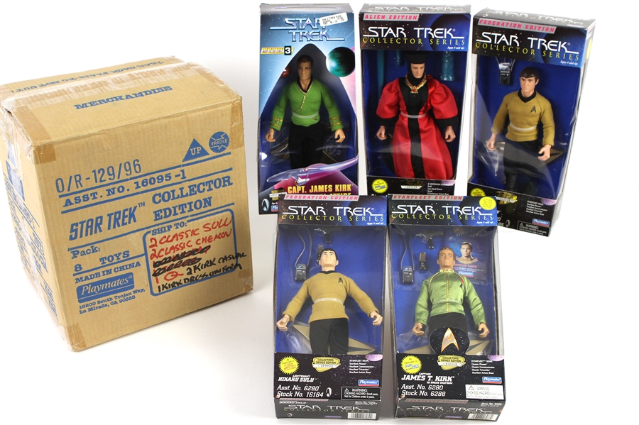 1997-1998 Star Trek Playmates 9" Figurines (Lot of 8)