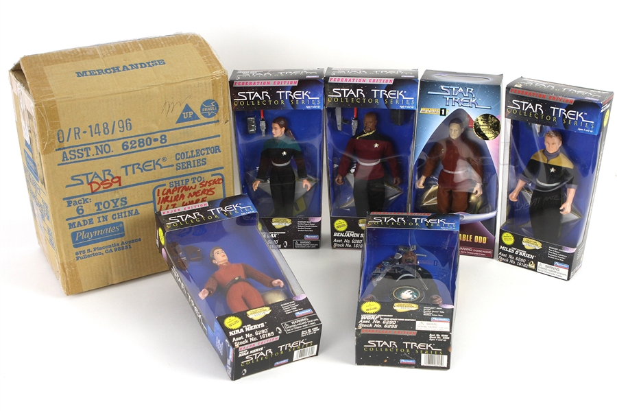 1995-1997 Star Trek Playmates 9" Figurines (Lot of 6)