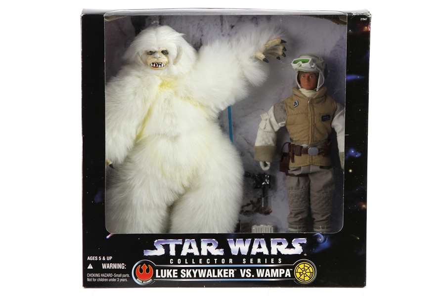 1997 Star Wars Collector Series MIB Luke Skywalker vs Wampa Oversize Action Figures