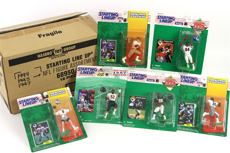 1989-1997 Football Starting Lineup Figurines  (Lot of 14)