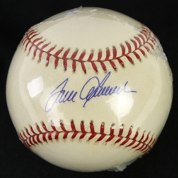 1995-99 Tom Seaver New York Mets Signed ONL Coleman Baseball (JSA)