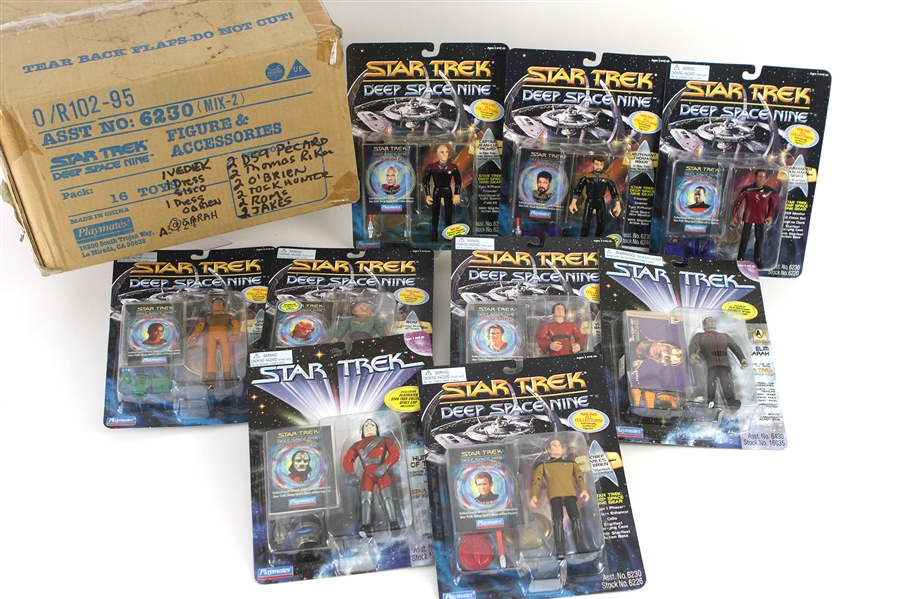 1995 Star Trek Deep Space Nine and Star Trek Playmates 4.5" Figurines (Lot of 16)
