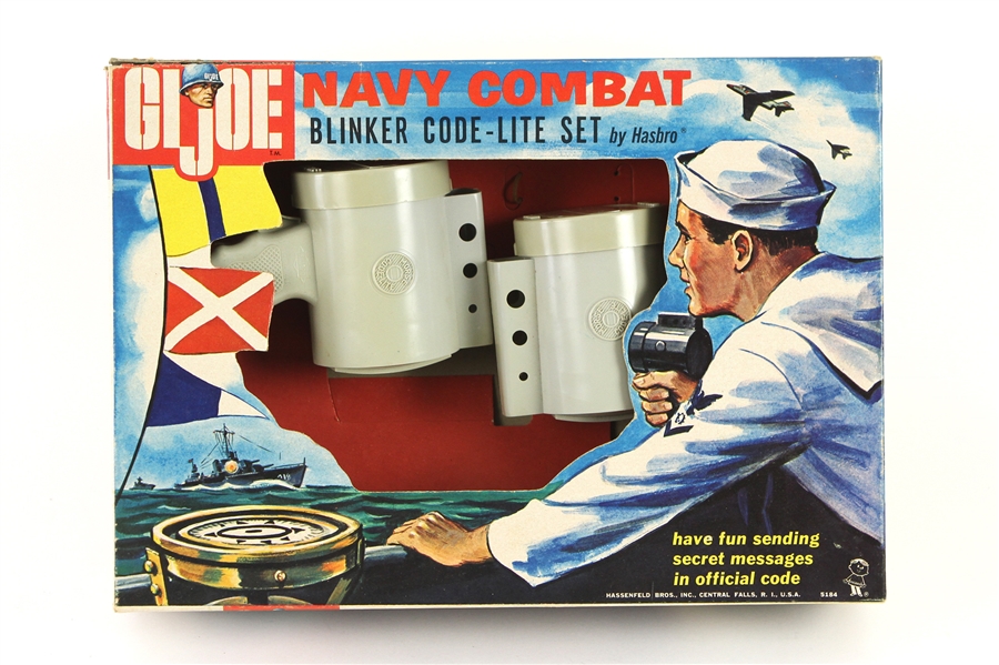 1960s GI Joe Navy Combat Blinker Code-Lite Set w/ Original Box 