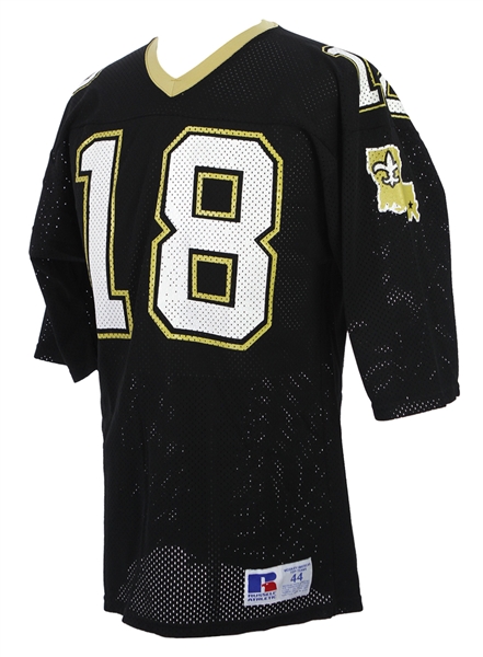 1986-88 Dave Wilson New Orleans Saints Home Jersey (MEARS LOA)