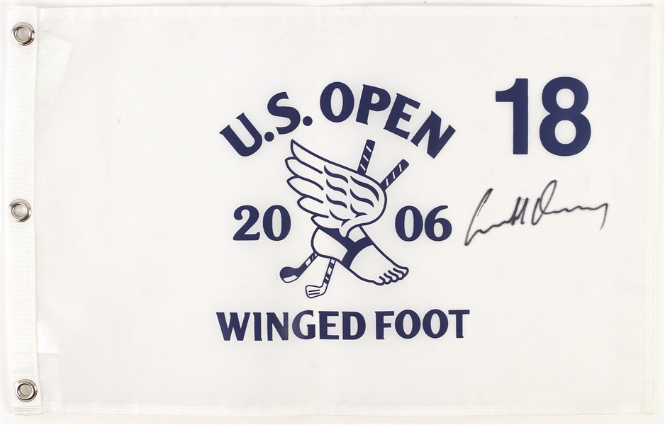 2006 Geoff Ogilvy Signed US Open Golf Flag (PSA/DNA)