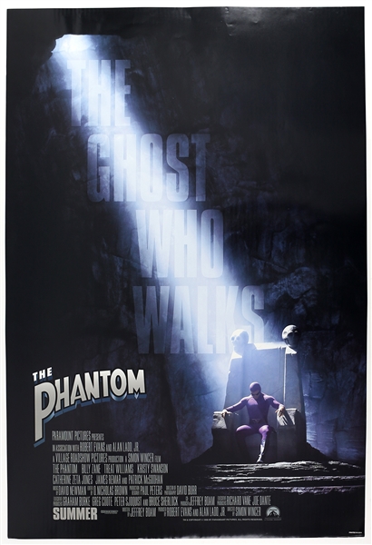 1996 The Phantom 27"x 41" Film Poster 