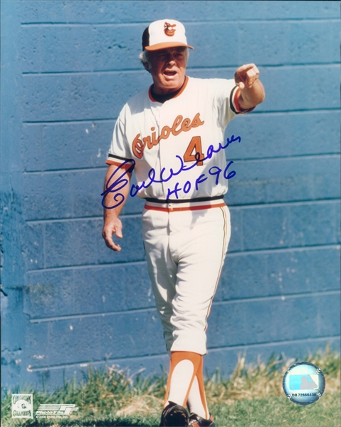 1968-1982, 1985-1986 Earl Weaver Baltimore Orioles Autographed Colored 8"x10" Photo (JSA)
