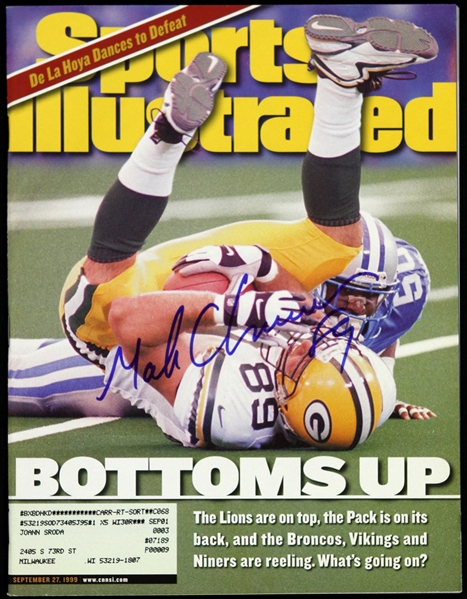 1999 Mark Chmura Green Bay Packers Signed Sports Illustrated (JSA)