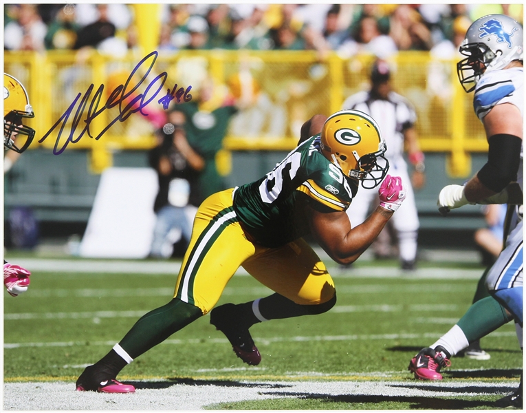 2010-2015 Mike Neal Green Bay Packers Signed 11"x 14" Photo (JSA)