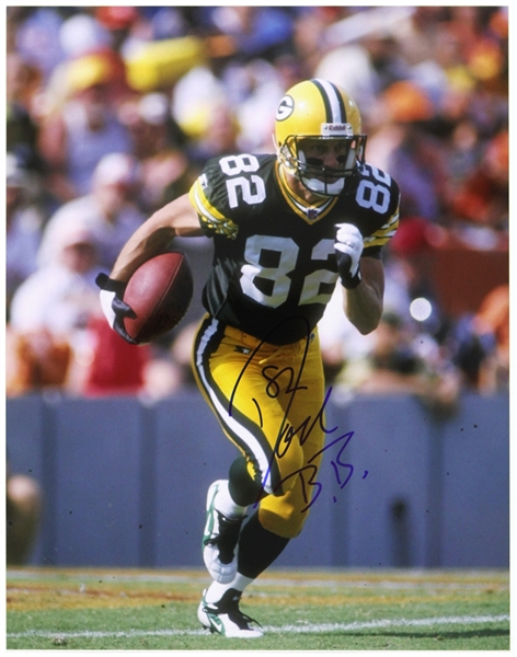 1996-1997 Don Beebe Green Bay Packers Signed 11"x 14" Photo (JSA)