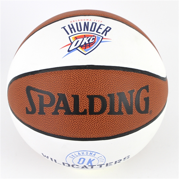 2000s Oklahoma City Thunder & Wildcatters Spalding Logo Basketball