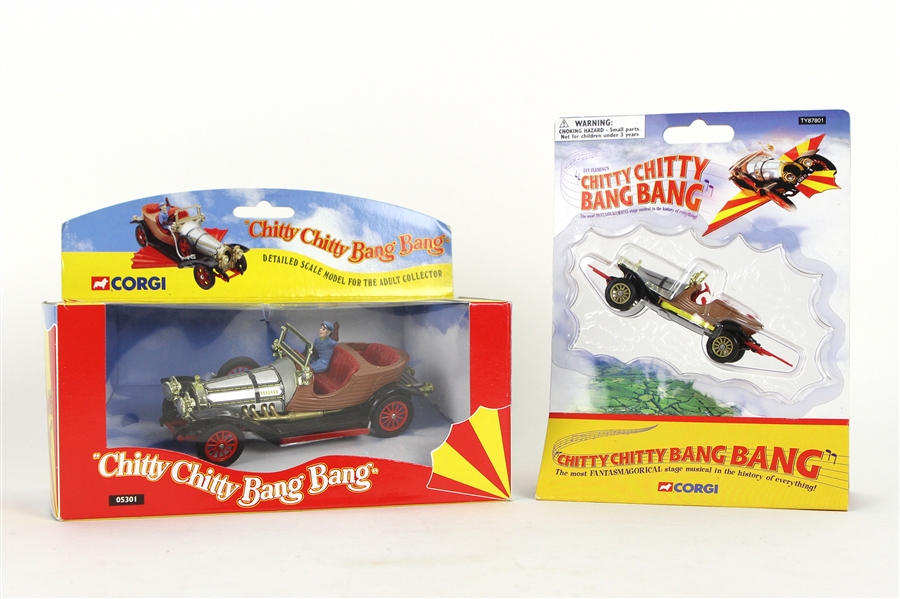 1999-2005 Chitty Chitty Bang Bang Corgi Die Cast Cars (Lot of 2)