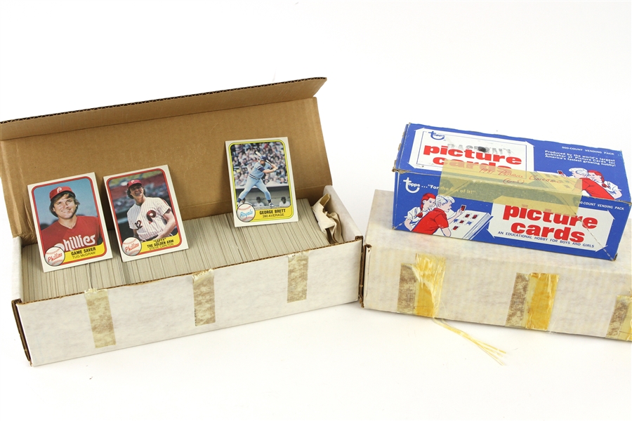 1981 Topps Donruss Fleer Complete Baseball Trading Card Sets - Lot of 3